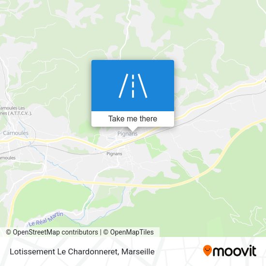Lotissement Le Chardonneret map