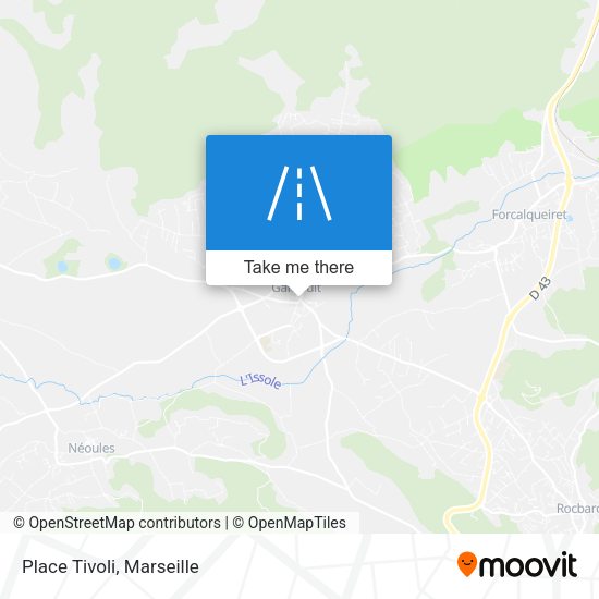 Place Tivoli map
