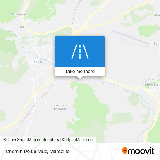 Chemin De La Mué map