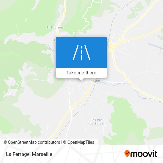 La Ferrage map