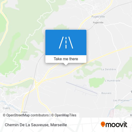 Chemin De La Sauveuse map