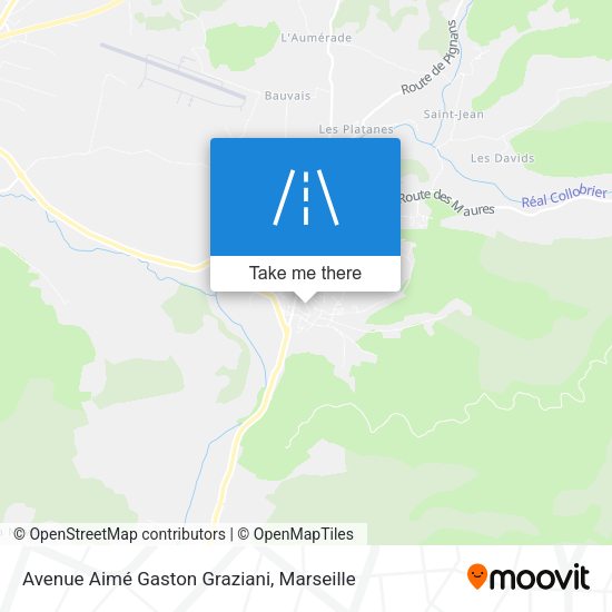 Avenue Aimé Gaston Graziani map