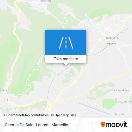 Chemin De Saint-Laurent map