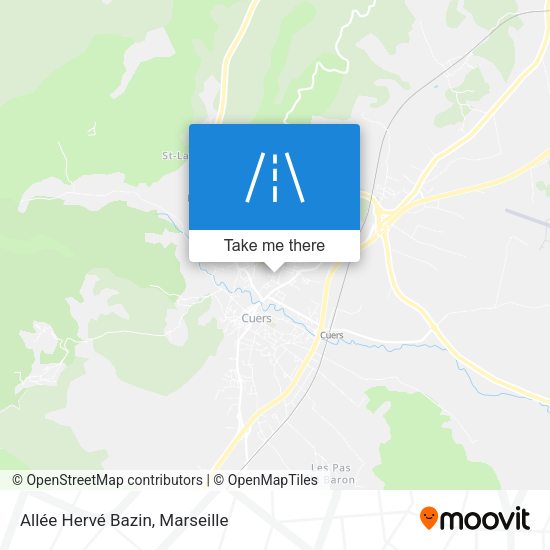 Allée Hervé Bazin map