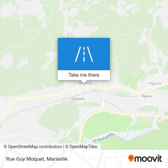 Rue Guy Moquet map