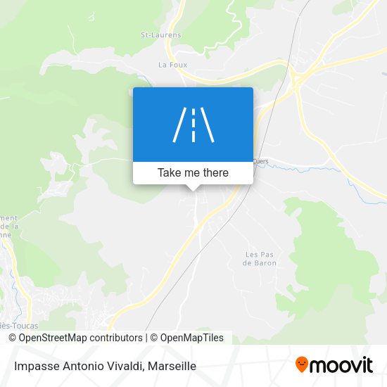 Impasse Antonio Vivaldi map