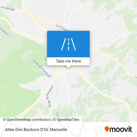 Allée Des Boutons D'Or map