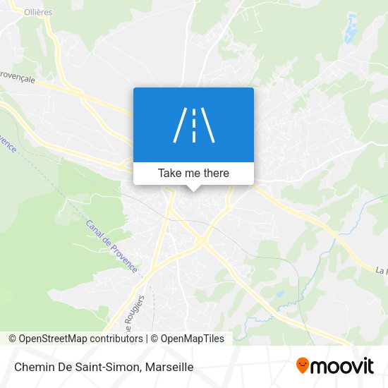 Chemin De Saint-Simon map