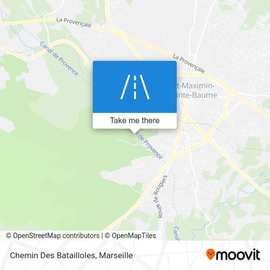 Chemin Des Batailloles map