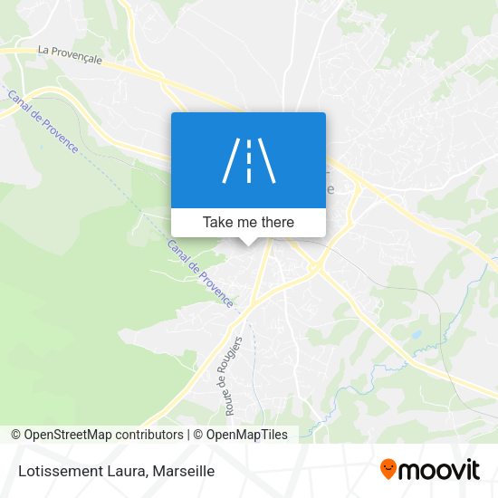 Lotissement Laura map