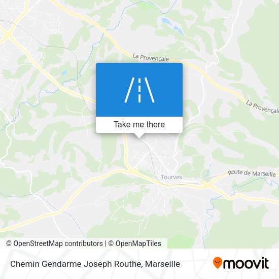 Chemin Gendarme Joseph Routhe map
