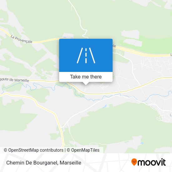 Chemin De Bourganel map