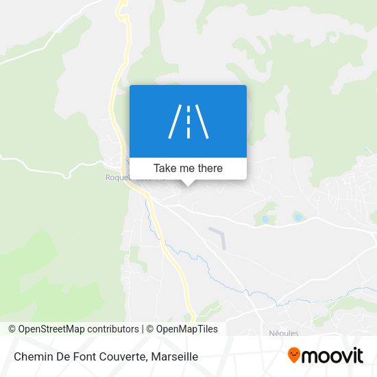 Chemin De Font Couverte map