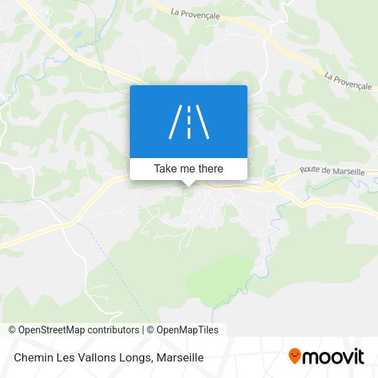Chemin Les Vallons Longs map