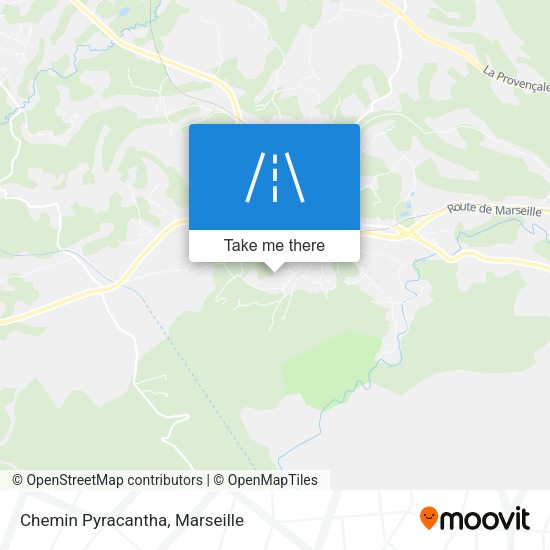 Chemin Pyracantha map