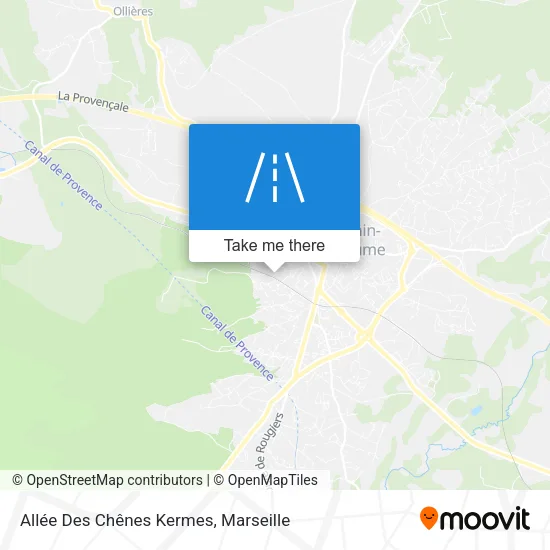 Allée Des Chênes Kermes map