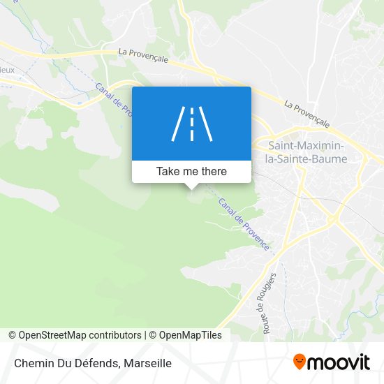 Chemin Du Défends map