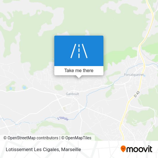 Lotissement Les Cigales map