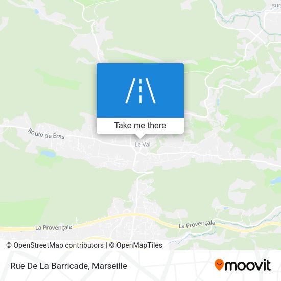 Rue De La Barricade map