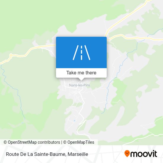 Route De La Sainte-Baume map