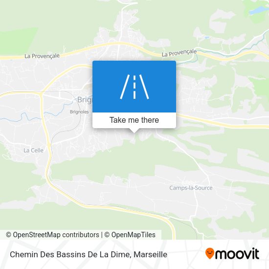Chemin Des Bassins De La Dime map