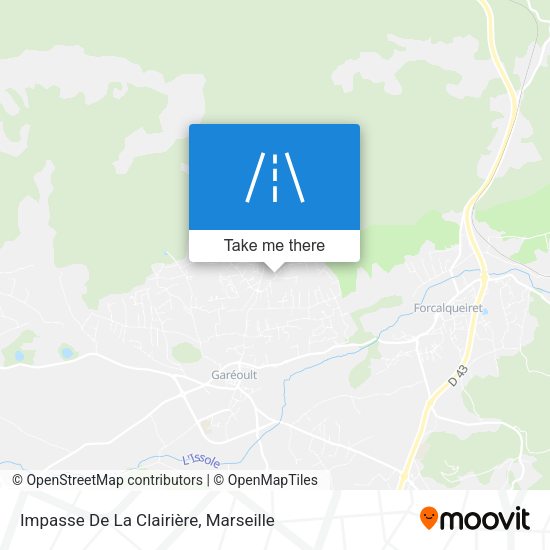 Impasse De La Clairière map