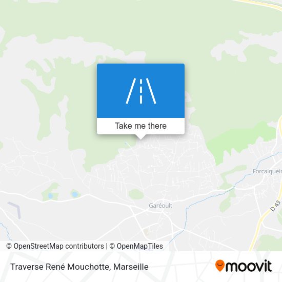 Traverse René Mouchotte map