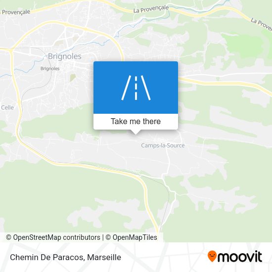 Chemin De Paracos map