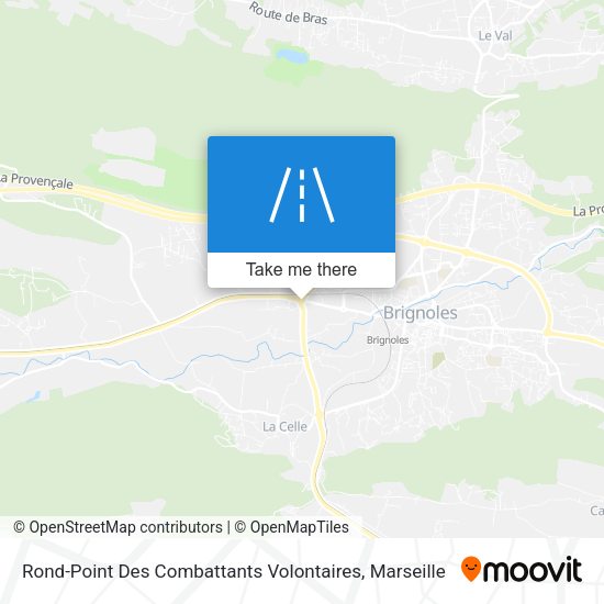 Rond-Point Des Combattants Volontaires map