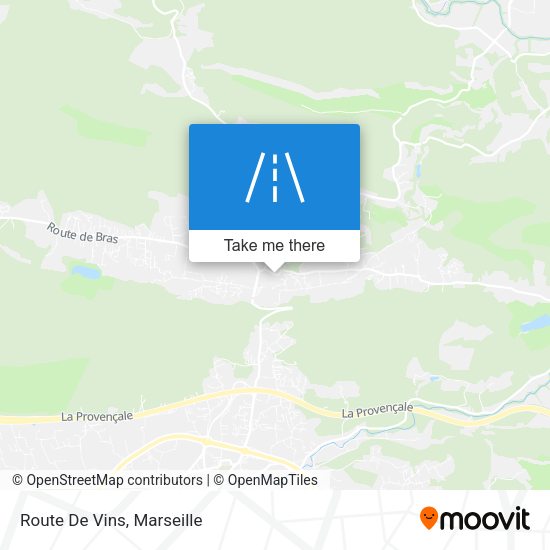 Route De Vins map