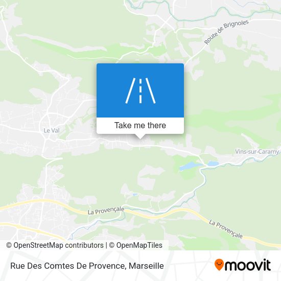 Rue Des Comtes De Provence map
