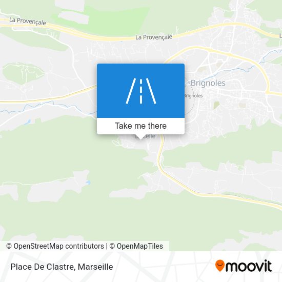 Place De Clastre map