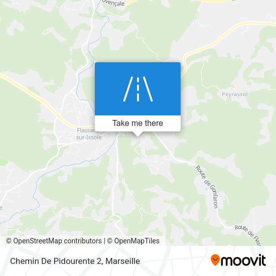Chemin De Pidourente 2 map