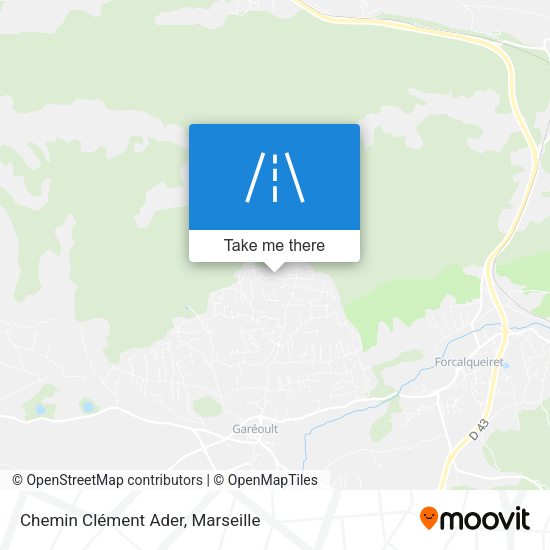 Chemin Clément Ader map