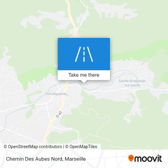 Chemin Des Aubes Nord map