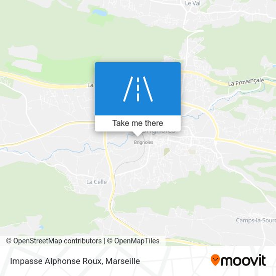 Impasse Alphonse Roux map