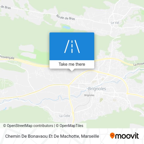 Chemin De Bonavaou Et De Machotte map