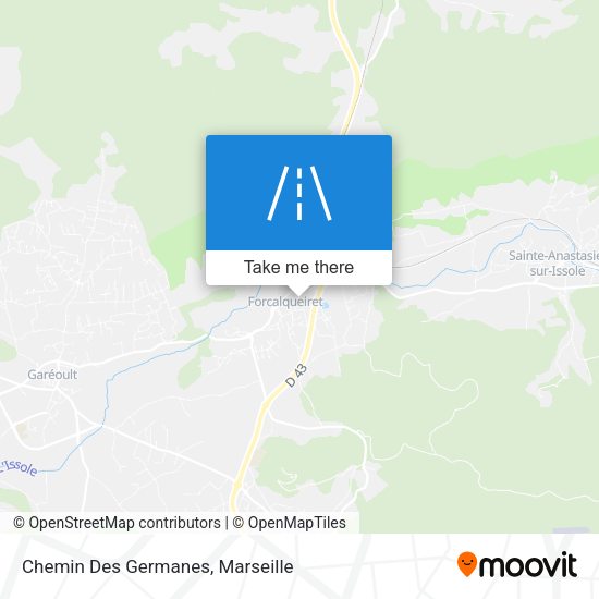 Chemin Des Germanes map