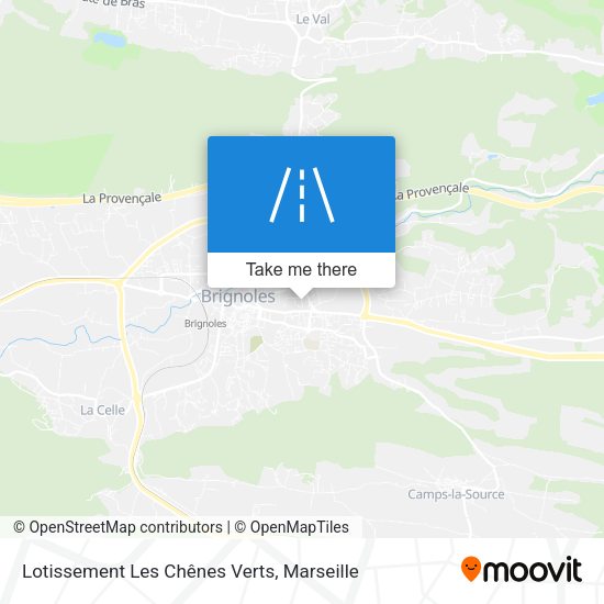 Lotissement Les Chênes Verts map