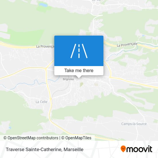 Traverse Sainte-Catherine map