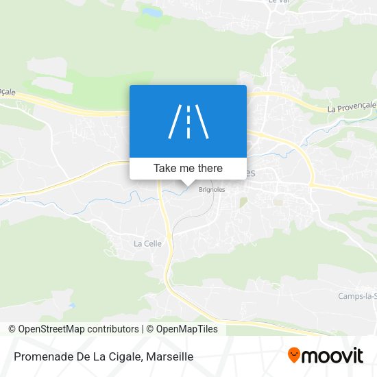 Promenade De La Cigale map