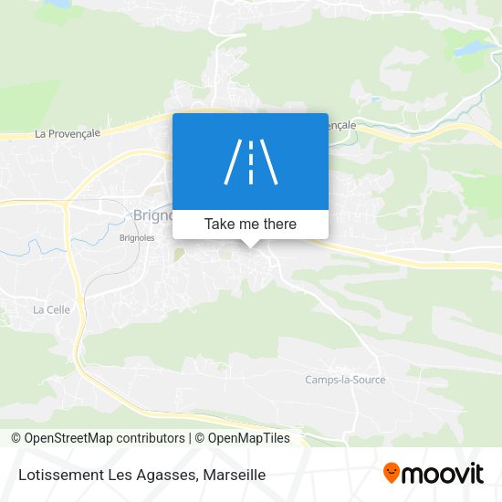 Lotissement Les Agasses map