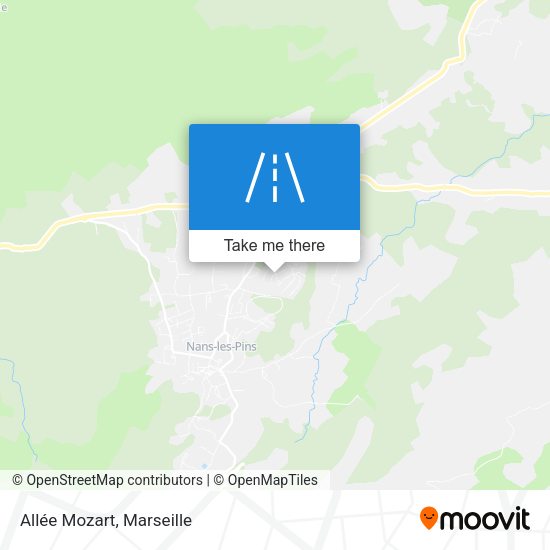 Allée Mozart map