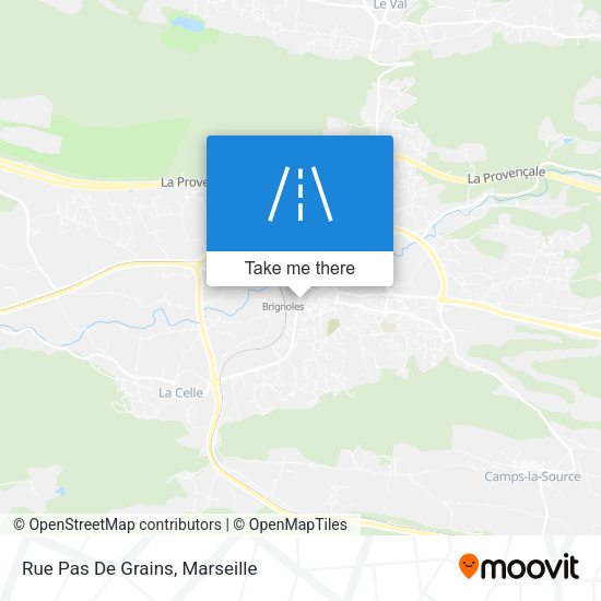 Rue Pas De Grains map