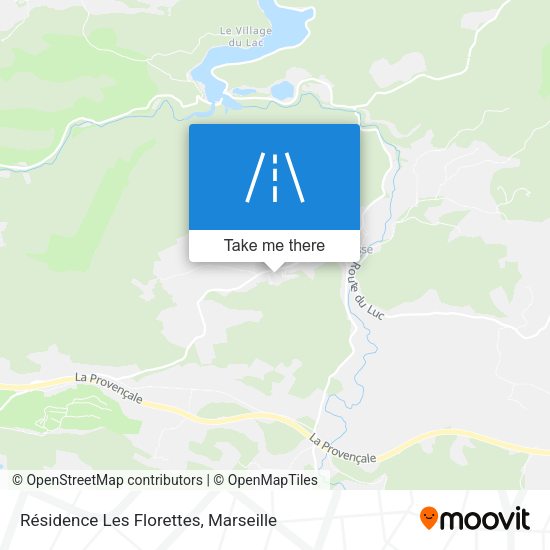 Résidence Les Florettes map