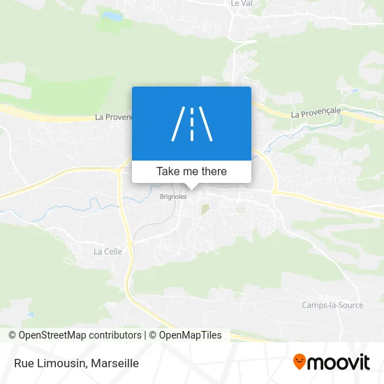 Rue Limousin map