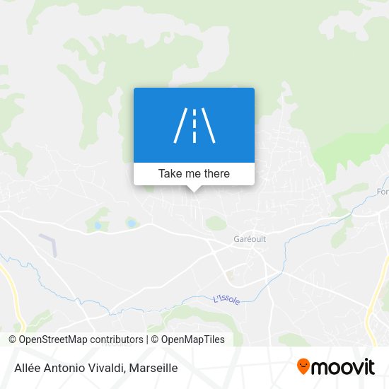 Allée Antonio Vivaldi map