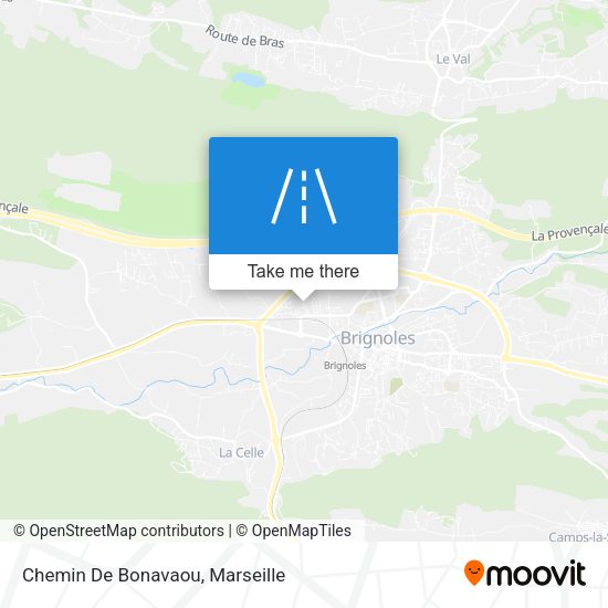 Chemin De Bonavaou map