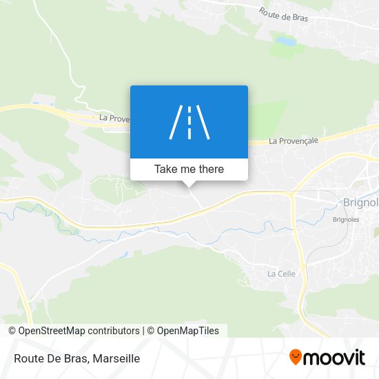 Route De Bras map