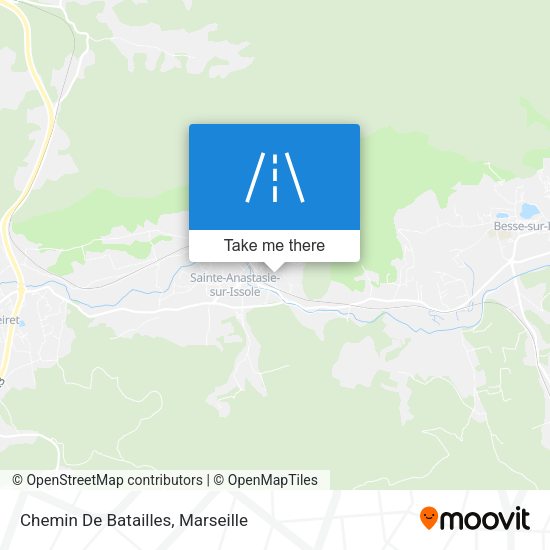 Chemin De Batailles map